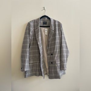 NWT Abercrombie and Fitch Plaid Blazer Jacket